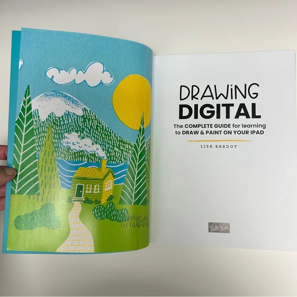 Drawing Digital Guide for iPad by Lisa Bardot Book - iPad Procreate Tablet